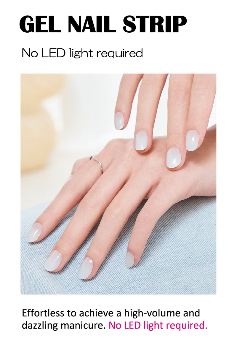 [COLOR & SYRUP] GLOW GEL NAIL – MILK SYRUP