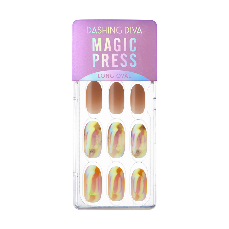 [MULTI DROP COLLECTION] MAGIC PRESS NAIL - AMBER SUNSET SHINE