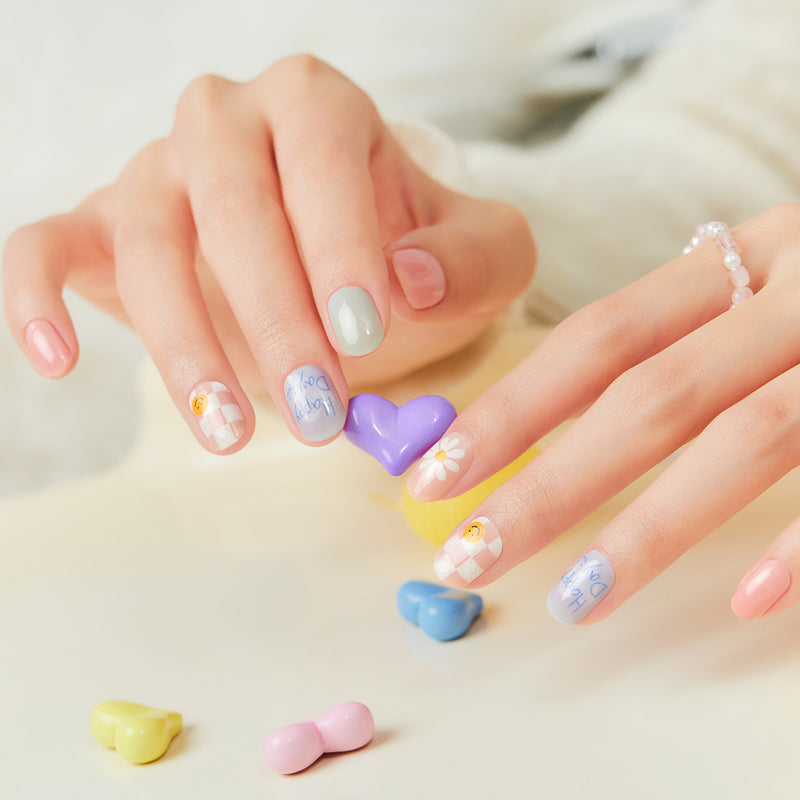 [LOVE ME] GLOW GEL NAIL – SMILE DAISY