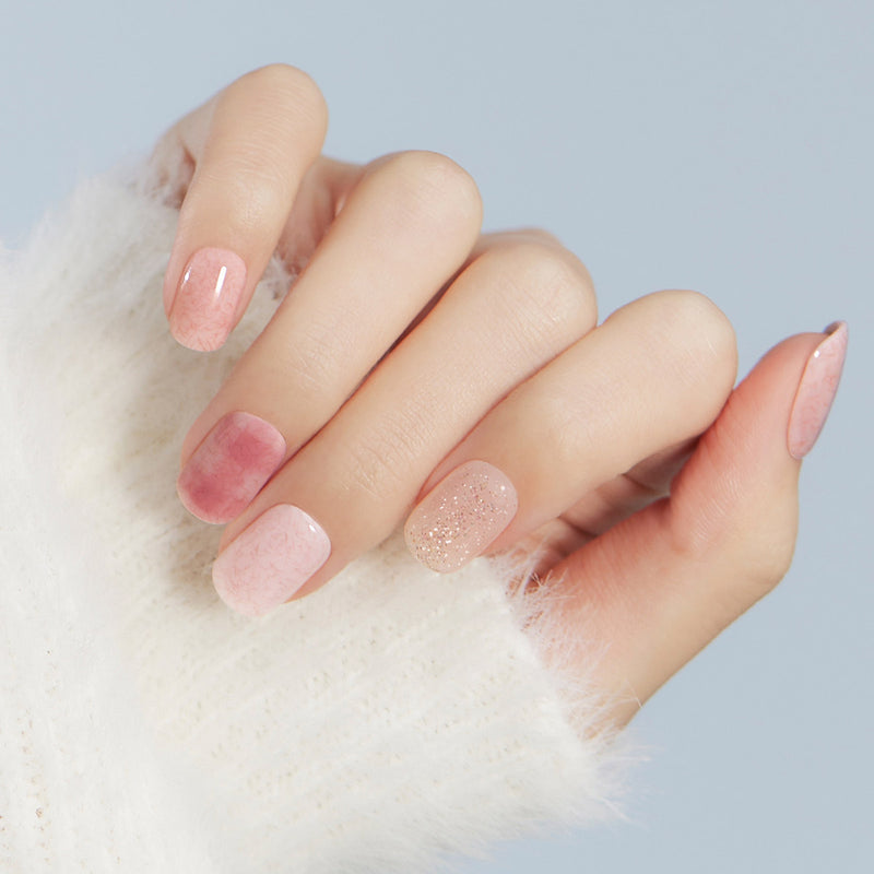 [CANDLELIGHT] MAGIC PRESS NAIL - ANGORA CHECK