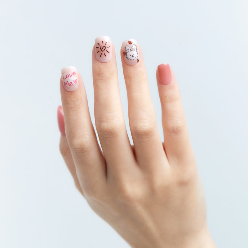 [HAPPY DAY] MAGIC PRESS NAIL - LOVE RABBIT