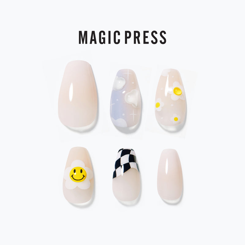 [LOVE DIARY] MAGIC PRESS NAIL - HAPPY CLOUD