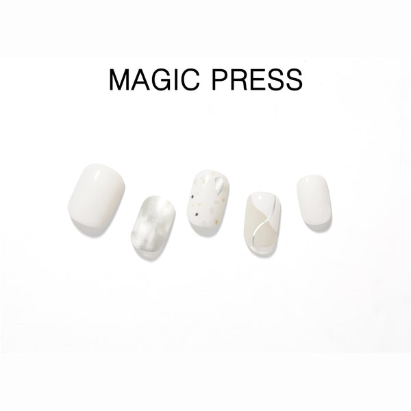[GOLDEN LADY] MAGIC PRESS NAIL - SOFT WHITE