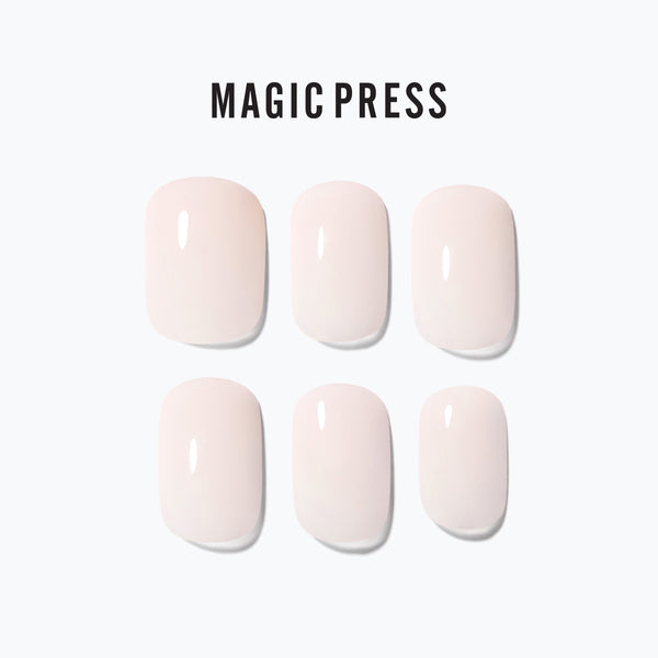 [WHITE FLORAL] MAGIC PRESS NAIL - WHITE BERRY