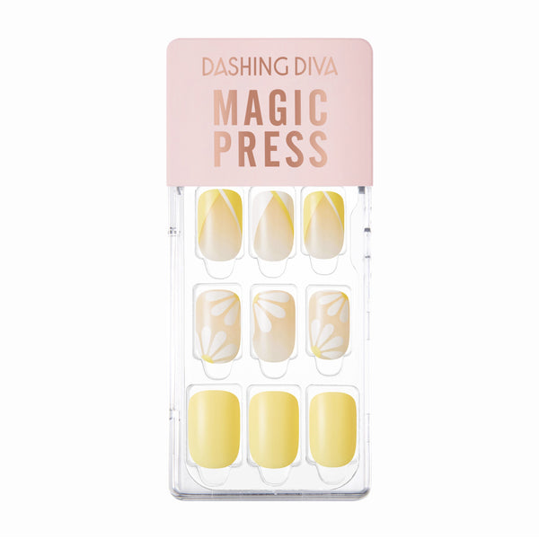 [GOLDEN LADY] MAGIC PRESS NAIL - LEMON DAISY