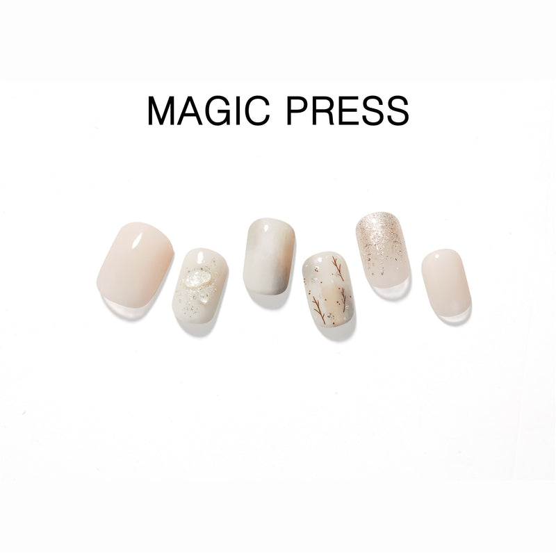 [GOLDEN LADY] MAGIC PRESS NAIL - MYSTIC MARBLE