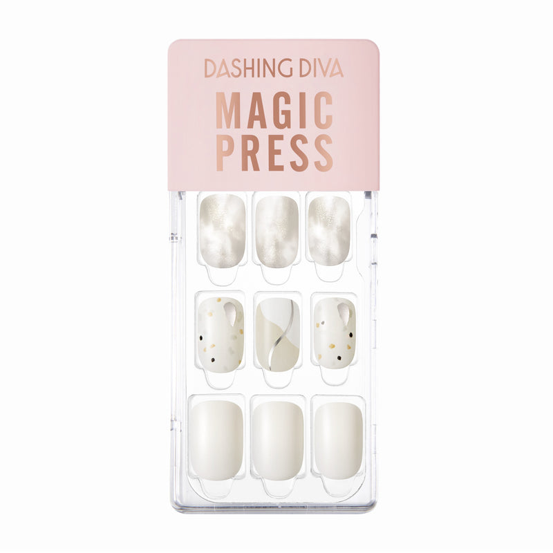 [GOLDEN LADY] MAGIC PRESS NAIL - SOFT WHITE