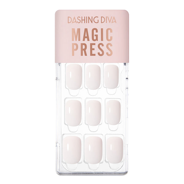 [WHITE FLORAL] MAGIC PRESS NAIL - WHITE BERRY