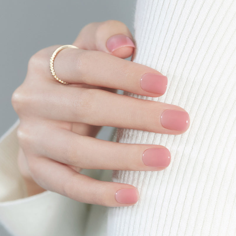 [CANDLELIGHT] MAGIC PRESS NAIL - BARE PINK