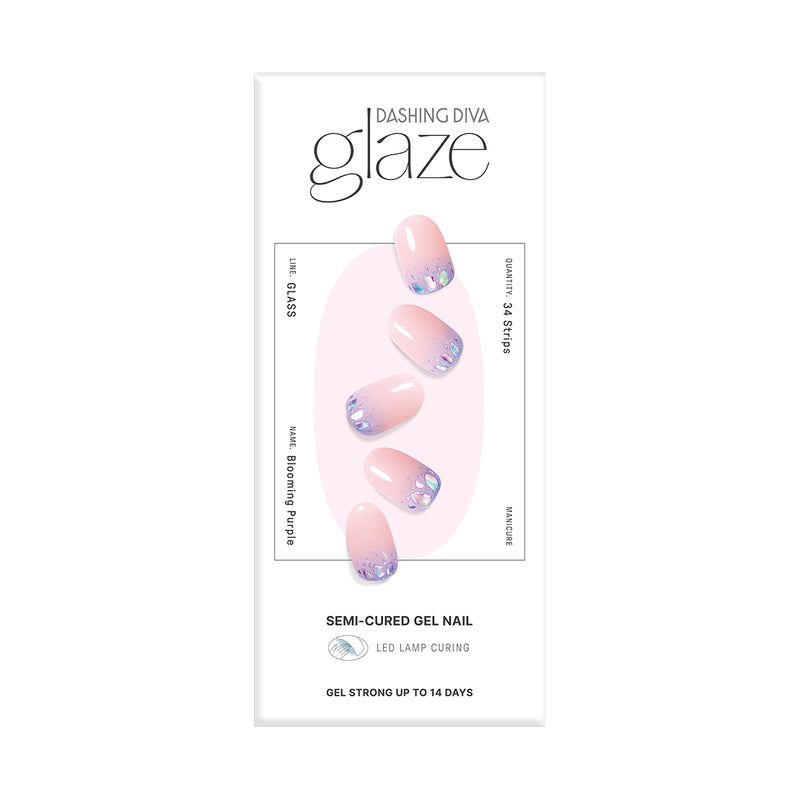 [HAPPINESS] GLAZE GEL NAIL – BLOOMING PURPLE