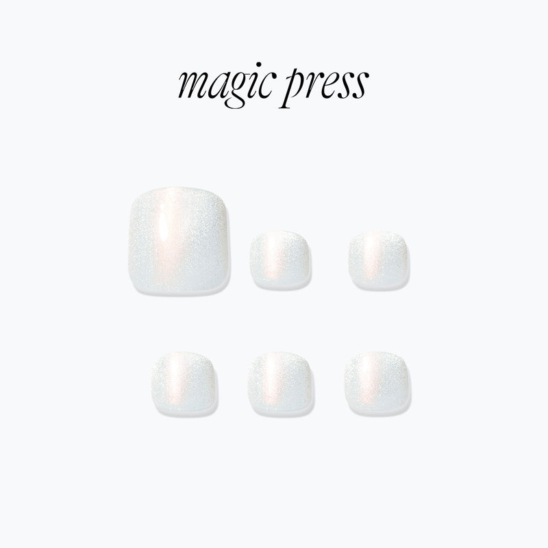 [MUTE] MAGIC PRESS PEDI - WHITE FUDGE