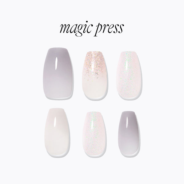 [CANDLELIGHT] MAGIC PRESS NAIL - LAVENDER ICING