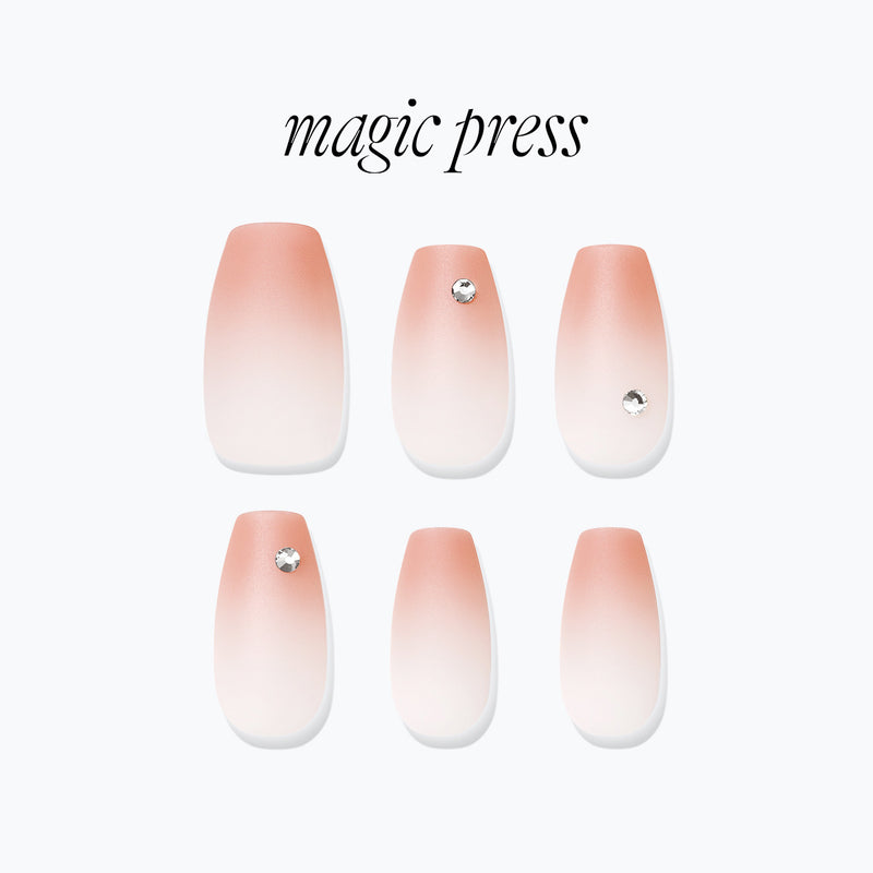 [MUTE] MAGIC PRESS NAIL - FIG BIEGE