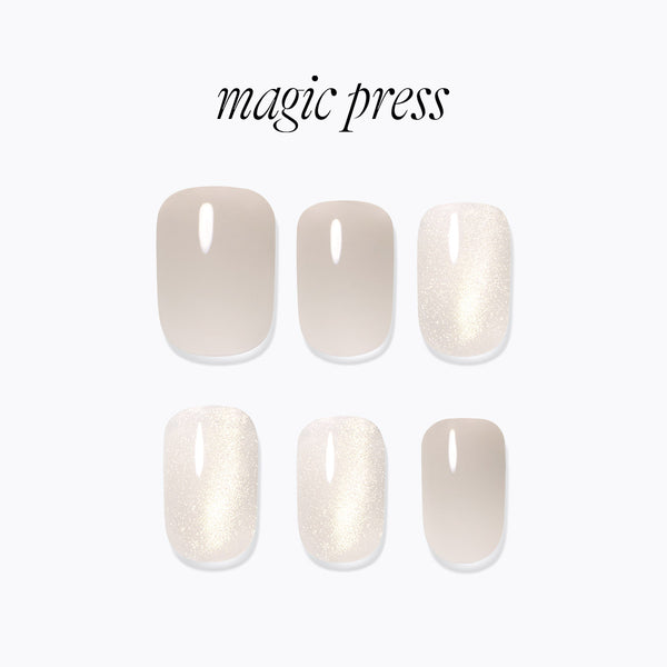 [GLEAMING] MAGIC PRESS NAIL - GLEAMING GREY