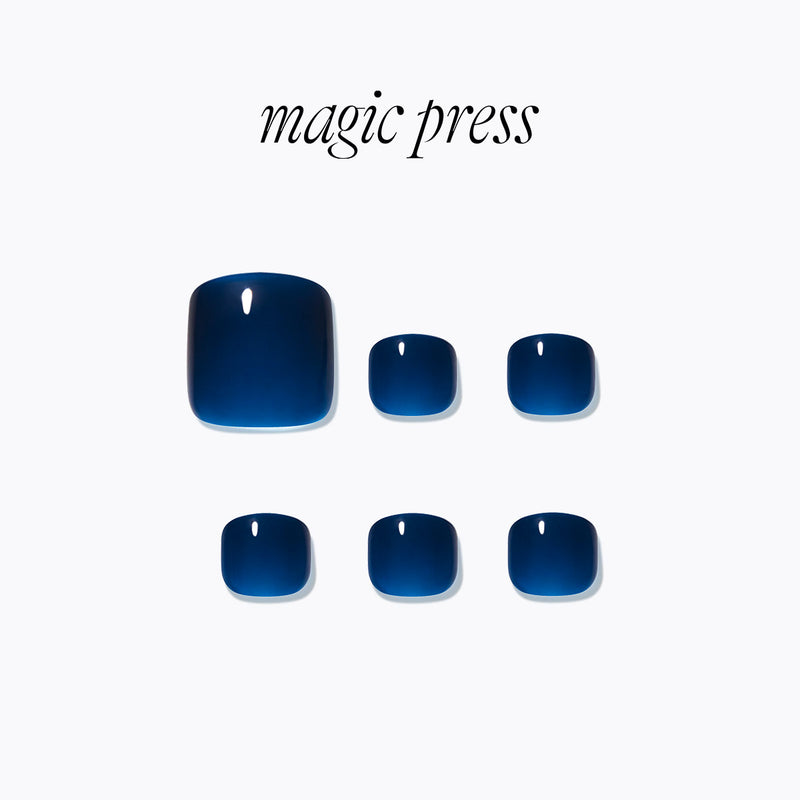 [GOLD SUGAR] MAGIC PRESS PEDI - DARK BLUE