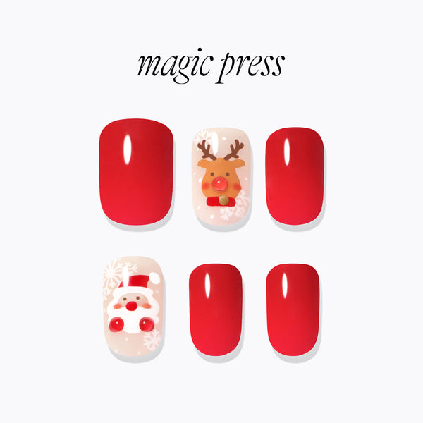 [CHRISTMAS] MAGIC PRESS NAIL - JOYFUL CHRISTMAS