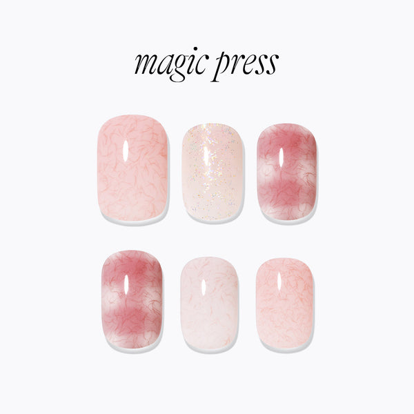 [CANDLELIGHT] MAGIC PRESS NAIL - ANGORA CHECK