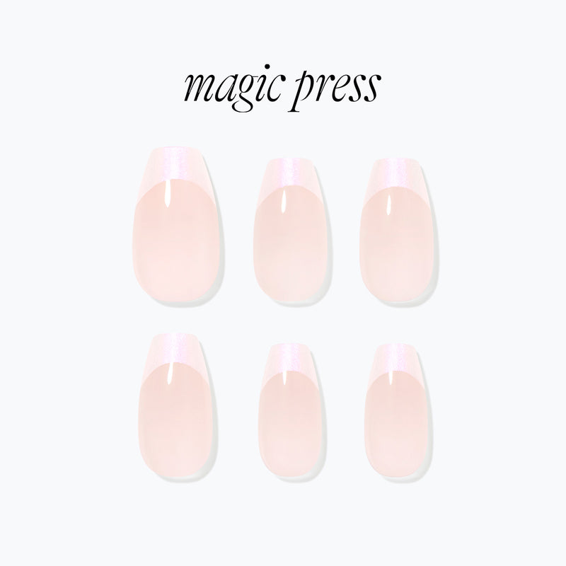 [PEARL FRENCH] MAGIC PRESS NAIL - PEARL FRENCH