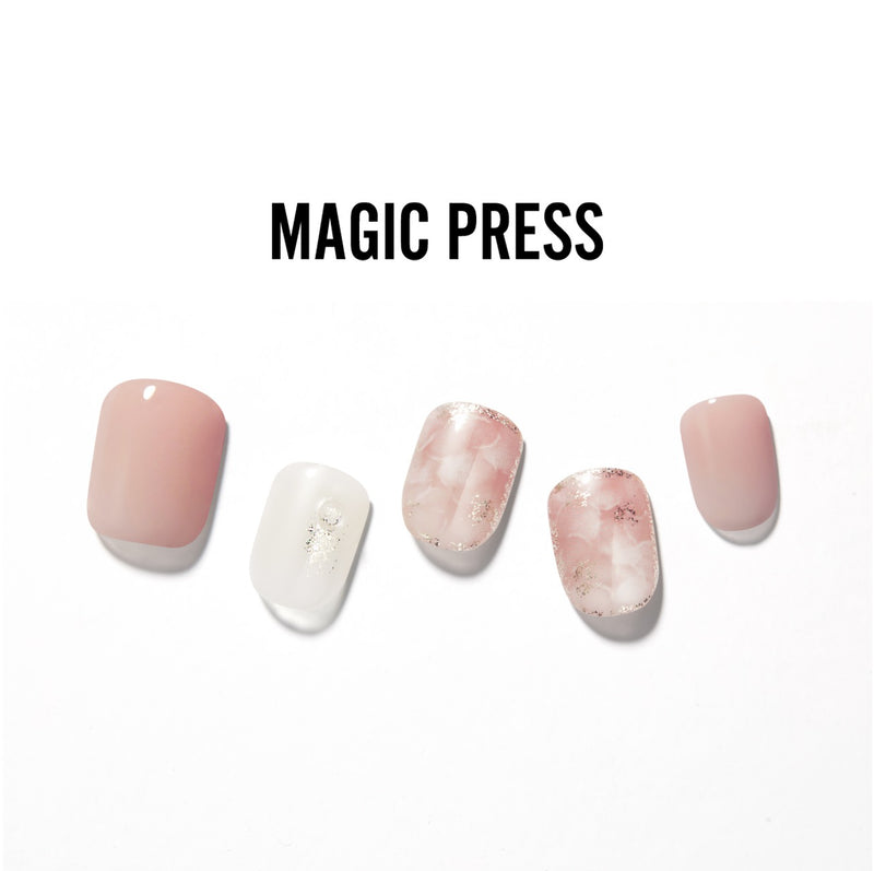 [FLOWER GARDEN] MAGIC PRESS NAIL - MARBLE PETAL