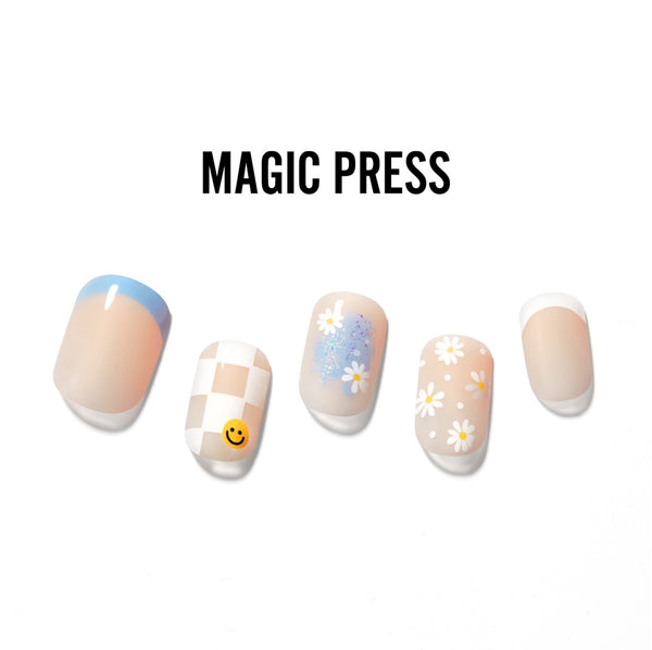 [FLOWER GARDEN] MAGIC PRESS NAIL - DRAWING SHOW