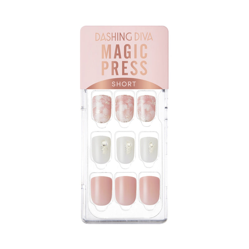 [FLOWER GARDEN] MAGIC PRESS NAIL - MARBLE PETAL