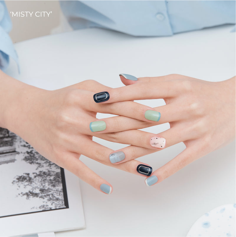 [ART GALLERY] MAGIC PRESS NAIL - MISTY CITY