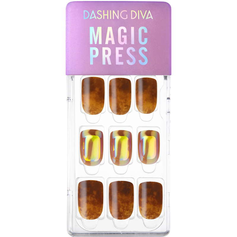 [CRUSH ON YOU] MAGIC PRESS NAIL - MOCHA AMBER SHINE