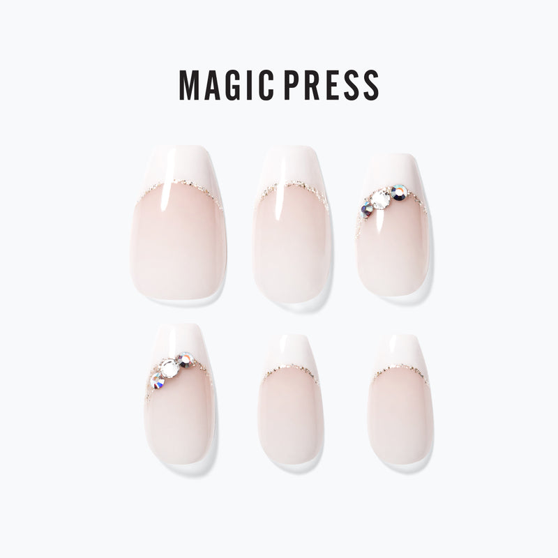 [SECRET PARTY] MAGIC PRESS NAIL - FRENCH CHAPLET