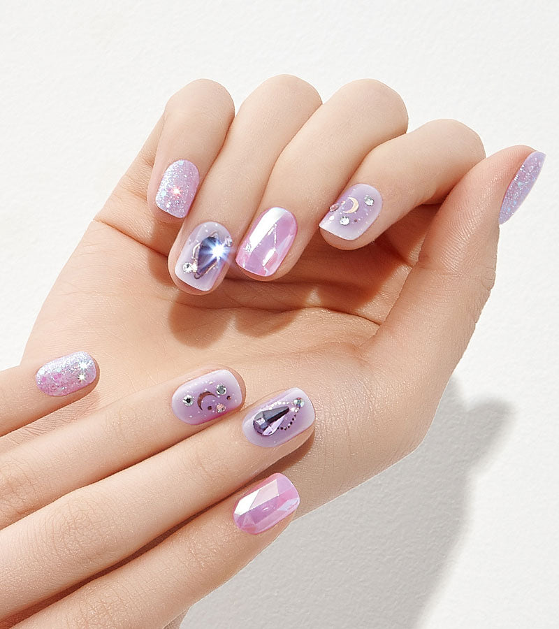 [PREMIUM COLLECTION] MAGIC PRESS NAIL - AMETHYST