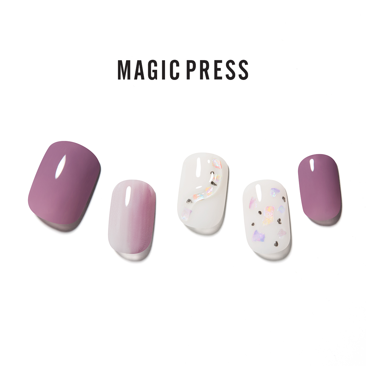 [ON THE GROUND] MAGIC PRESS NAIL - TERRAZZO TAIL – Dashing diva NZ