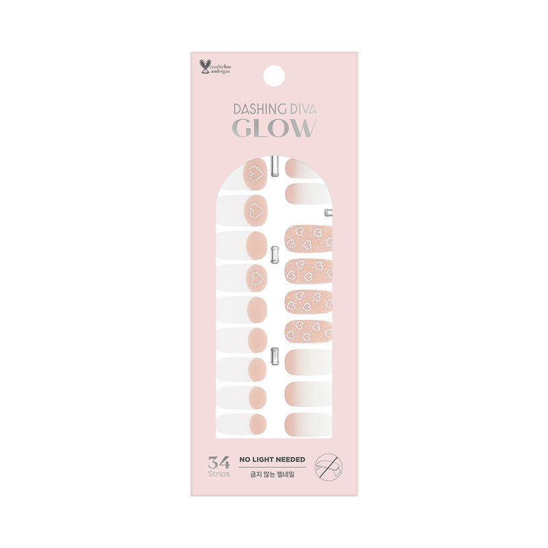 [ADORABLE] GLOW GEL NAIL – LOVEY DOVEY