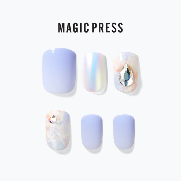 [PASTEL PARADISE] MAGIC PRESS NAIL - SHIMMERING TEAR DROP