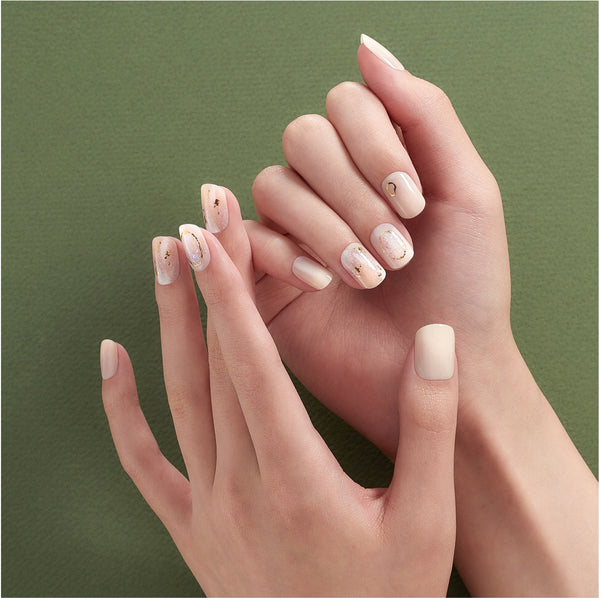 [SOFT TOUCH] MAGIC PRESS NAIL - CREAM MARBLE