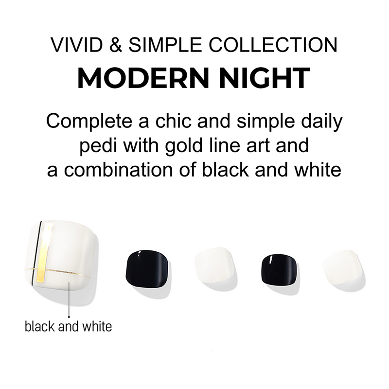 [VIVID & SIMPLE COLLECTION] MAGIC PRESS PEDI - MODERN NIGHT