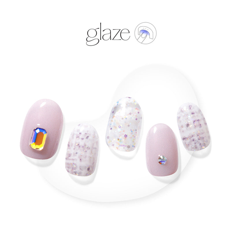 [ONE FINE DAY] GLAZE GEL NAIL – LAVENDER TWEED