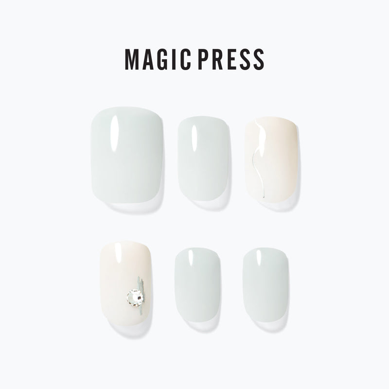 [BRIDE TO BE] MAGIC PRESS NAIL - MISTY GREY