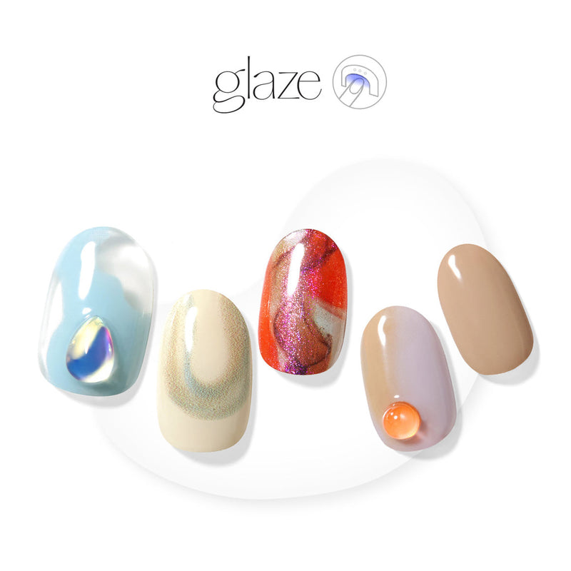 [RAINBOW DROPS] GLAZE GEL NAIL – MARBLE SYRUP