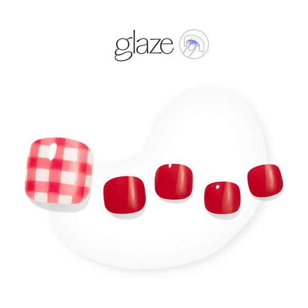 [MODERN CHECK] GLAZE GEL PEDI – LOVELY PICNIC