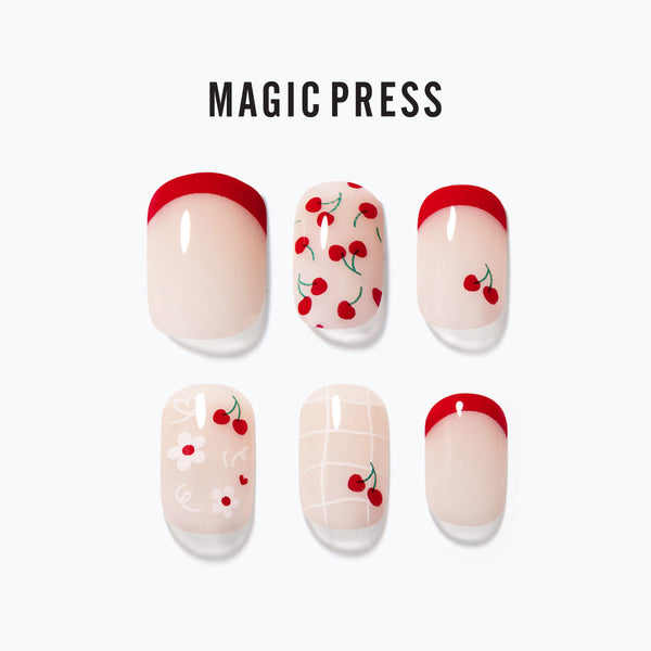 [FLOWER GARDEN] MAGIC PRESS NAIL - CHERRY FLOWER