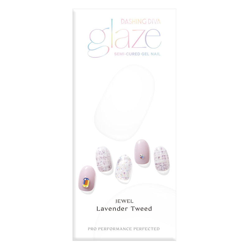 [ONE FINE DAY] GLAZE GEL NAIL – LAVENDER TWEED