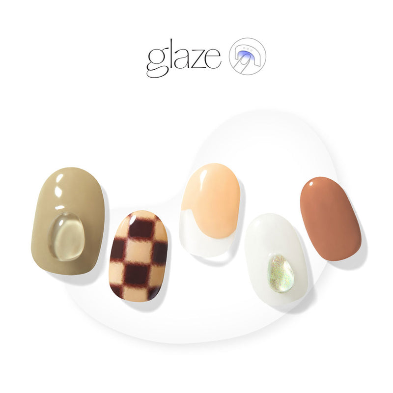 [RAINBOW DROPS] GLAZE GEL NAIL – CHECKMATE