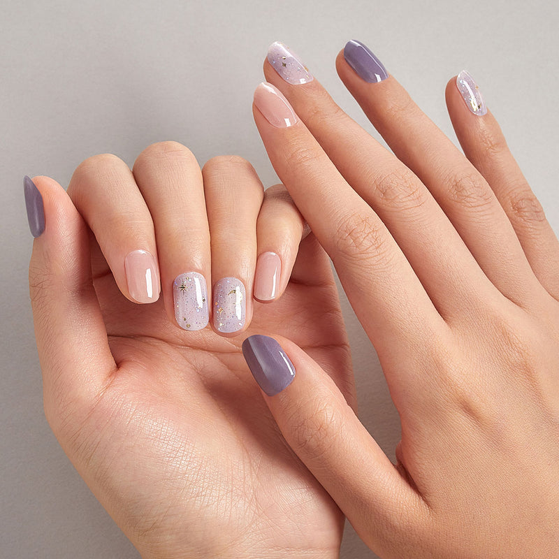 [ROMANTIC MARBLE] GLAZE GEL NAIL – VEILED BLUE