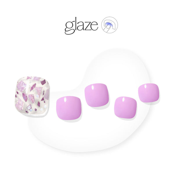 [SEASHELLS ON THE BEACH] GLAZE GEL PEDI – LILAC PETAL