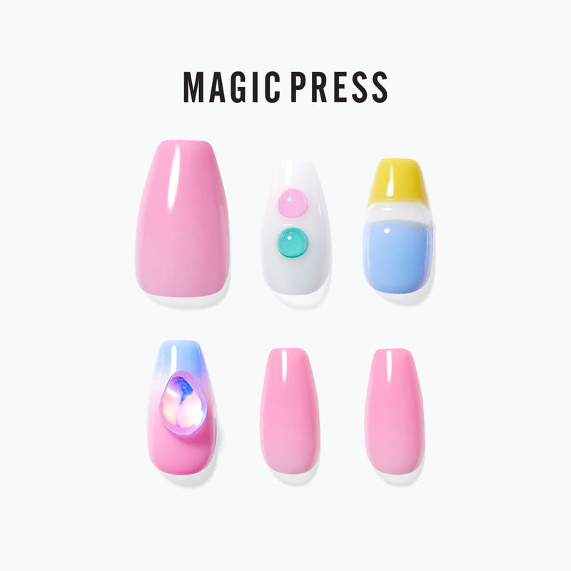 [SUMMER BLOCK PARTY] MAGIC PRESS NAIL - PEACE LOVE HAPPINESS