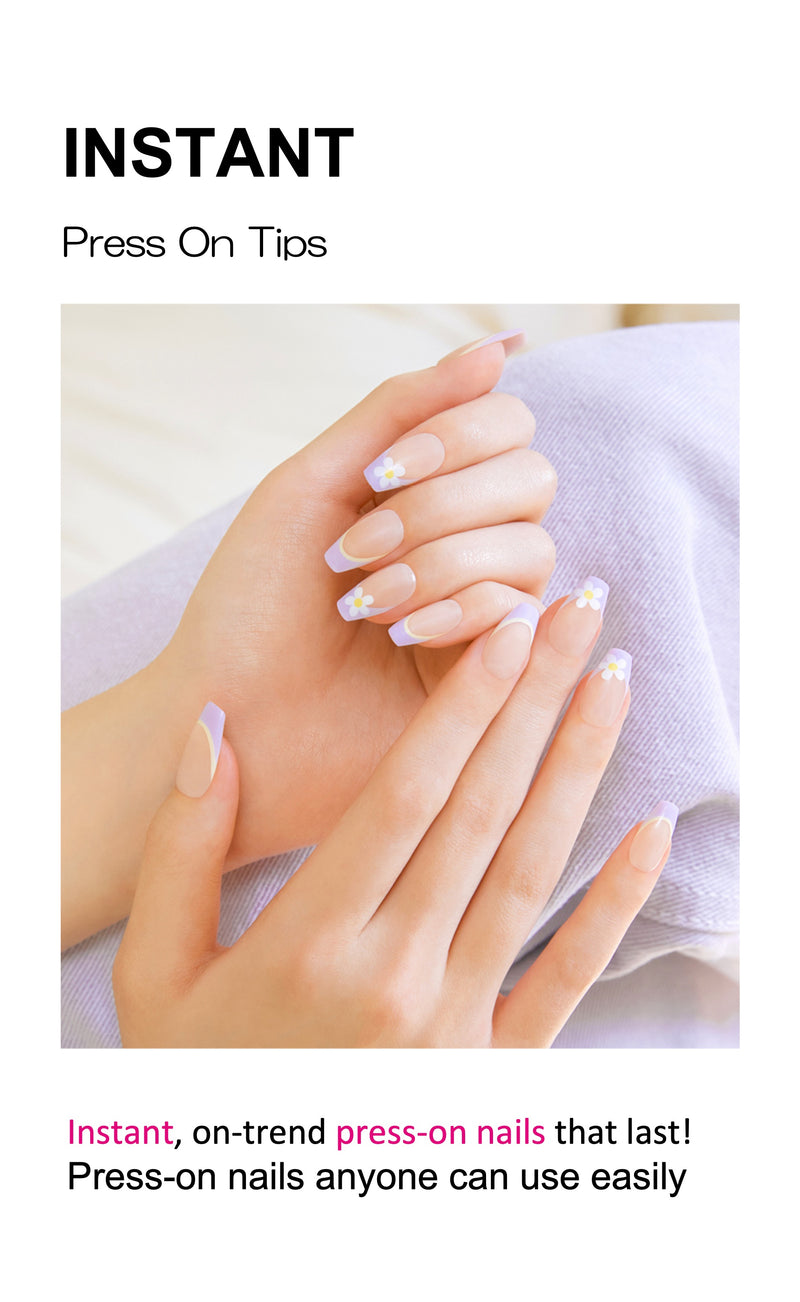 [SPOTLIGHT] MAGIC PRESS NAIL - CLEAR WHITE