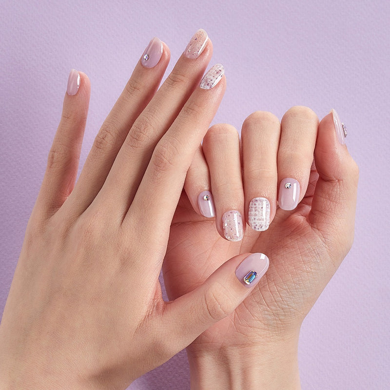 [ONE FINE DAY] GLAZE GEL NAIL – LAVENDER TWEED