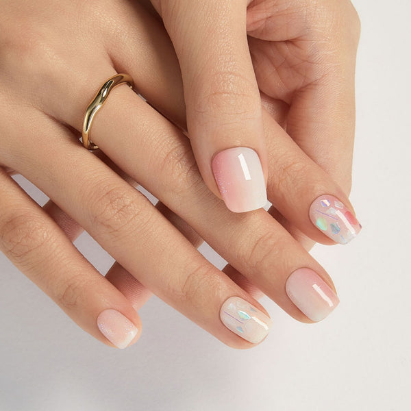 [GOOD LUCK NAIL] GLAZE GEL NAIL – SWEET HEART NAIL