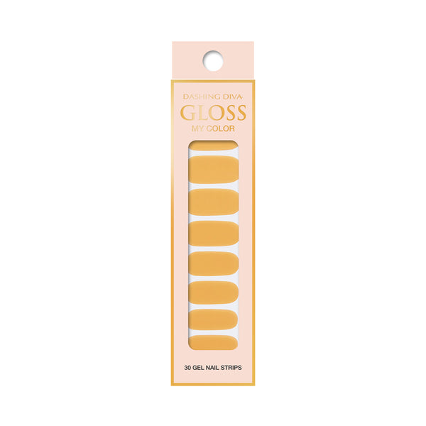 [GLOSS MY COLOUR] GLOSS GEL  NAIL STICKER - MELLOW YELLOW