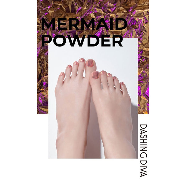 [MERMAID POWDER COLLECTION] MAGIC PRESS PEDI - BRONZE MIRROR