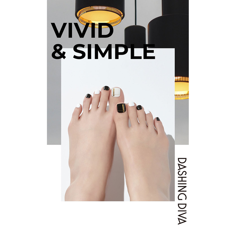 [VIVID & SIMPLE COLLECTION] MAGIC PRESS PEDI - MODERN NIGHT